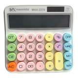 Calculadora Eletrônica 12 Dígitos Colors Multi