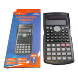 Calculadora Preta Científica 240 Funções Fx-82ms A Bateria