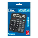 Calculadora Tilibra Tc19 Grande Preta 12