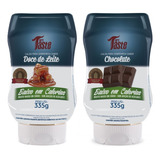 Calda Doce De Leite + Calda Chocolate - Mrs Taste 335g