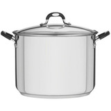 Caldeirão Inox Solar Silicone 30cm Fundo Triplo Cor Prateado