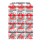 Calendário 2024 Com Datas Editável Em