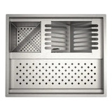 Calha Organizadora Umida De Embutir Quadrada Clean