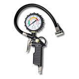Calibrador De Pneus C/ Bico Com Manômetro 0 A 220 Lbs (psi)
