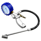 Calibrador De Pneus Profissional Com Bico Duplo P/caminhão