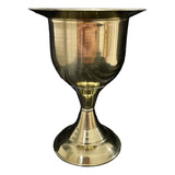 Cálice 220ml E Patena 10,5cm Latão Puro Litúrgico