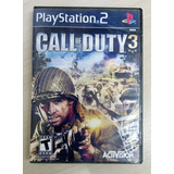 Call Of Duty 3, Jojo Play2, Semi-novo, Mídia Física;