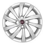  Calota Fiat Nova Strada 2021 2022 Aro 15 + Emblema