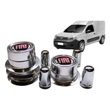 Calota Fiat Universal + 16 Capas De Porca Cromada 19mm