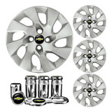 Calota Jogo Aro 15 Gm Corsa celta onix prisma bico Antifurto