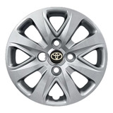 Calota Roda Ferro Aro 14 Toyota Corolla Fielder Etios Prata