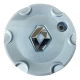 Calota Tampa Centro P/ Roda Liga Renault Megane Prata Aro 16