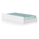 Cama Auxiliar Solteiro Eleganza J&a Móveis Branco Dh