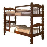 Cama Beliche Palmo Solteiro Madeira Maciça Com 2 Colchão 