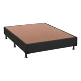 Cama Box Base Casal Suede Cinza (128x20)ortobom