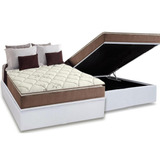 Cama Box Baú Casal: Colchão Espuma Anjos D28 / Ag65 Star Pi