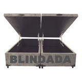 Cama Box Bau King Blindada -