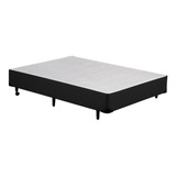 Cama Box Casal Corano Preto -