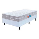 Cama Box Com Solteiro Premium Molas