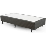 Cama Box Cosmopolita Solteiro Antigo Cinza 078x188 