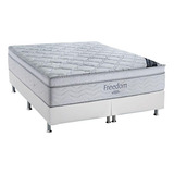 Cama Box King: Colchã£o Molas Ortobom Superpocket Freedom Vi