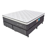 Cama Box Queen Premium Mola Ensacada Com Espuma D33 Nasa Bf Colchões