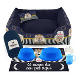 Cama Cachorro Gato Kit 8pçs Tam.60x60 Personalizado + Brinde