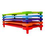 Cama Caminha Empilhável Infantil Creches