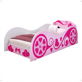 Cama Carruagem Alice Solteiro C/ Colchão - 100% Mdf