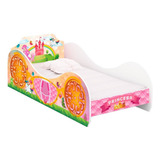 Cama Carruagem Solteiro Com Colchão D20 Princesa Encantada