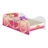 Cama Carruagem Solteiro Princesa Com Colchão, Cama Infantil