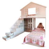 Cama Casinha M2 (playground, Meninas, Meninos, Quarto)