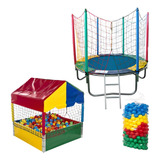 Cama Elástica 1,83 / Piscina De Bolinha C/bolinhas 1,00