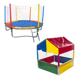 Cama Elastica Infantil Nacional 2,30m Piscina De Bolinhas 