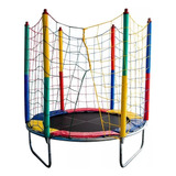 Cama Elástica Planet Kids Com Diâmetro De 1.40 M,