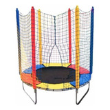 Cama Elástica Pula Pula 1,83m Colorida Importada