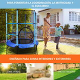 Cama Elástica Trampolim Pula Pula Infantil Lona Reforço 1,6m Cor Da Lona De Salto Preto Cor Da Proteção De Molas Amarelo