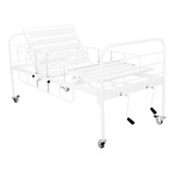 Cama Hospitalar 2 Movimentos Manual Com Respiro Com Colchão