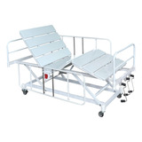 Cama Hospitalar Manual 3 Mov. Regulagem Altura + Colchão D26