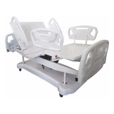 Cama Hospitalar Motorizada 2 Movimen. Extra Luxo Com Colchão Cor Branco