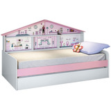 Cama Infantil Com Cama Auxiliar Casa De Boneca Pura Magia