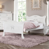 Cama Infantil Provence Com Pedras Decorativas - Pura Magia Cor Branco