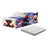 Cama Juvenil 14 Homen Aranha Com Colchão