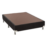 Cama Ortobom Box Base Universal Nobuck Black Casal 138