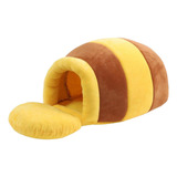 Cama Para Gato De Estimação, Canil Semi-fechado, Quente, S