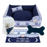 Cama Pet Com 5pçs Cachorro Gato Tam 60x60 + Brinde