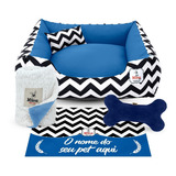 Cama Pet Com 5pçs Cachorro Gato Tam 60x60 + Brinde