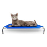 Cama Pet Para Cachorrinhos E Gatos Lavável Azul Tam P
