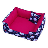 Cama Pra Cachorro Gato Caminha Pet De Cachorro 60x60 Cor Vermelho