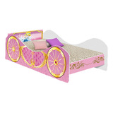 Cama Solteiro Carruagem Princesa Cinderela Infant C/ Colchão